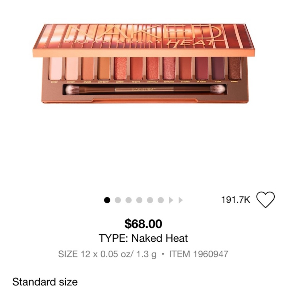 naked urban decay heat pallet